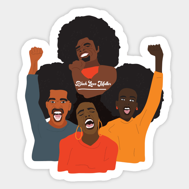 BLM Sticker by phathudesigns 